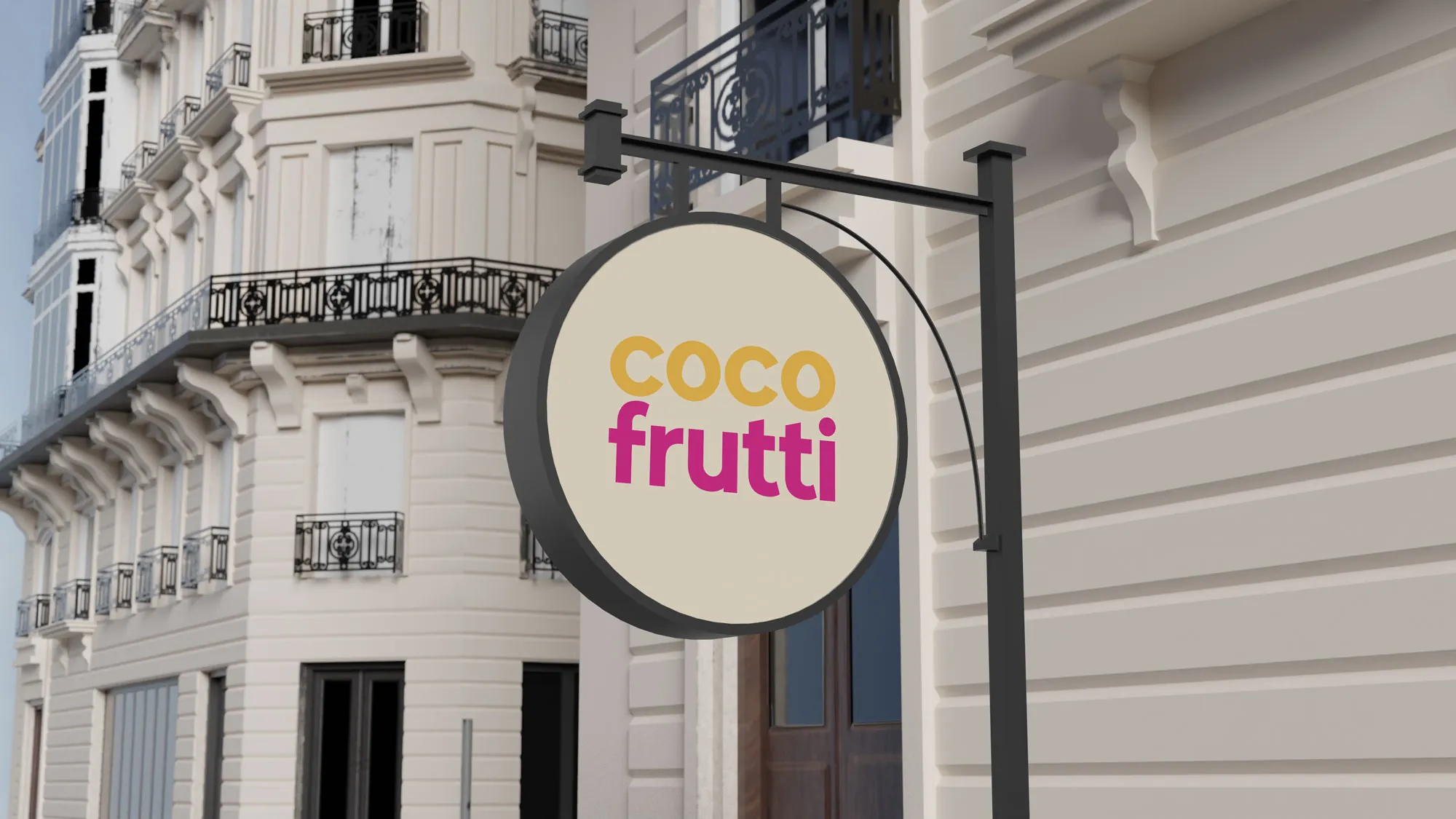Exterior of a Coco Frutti restaurant