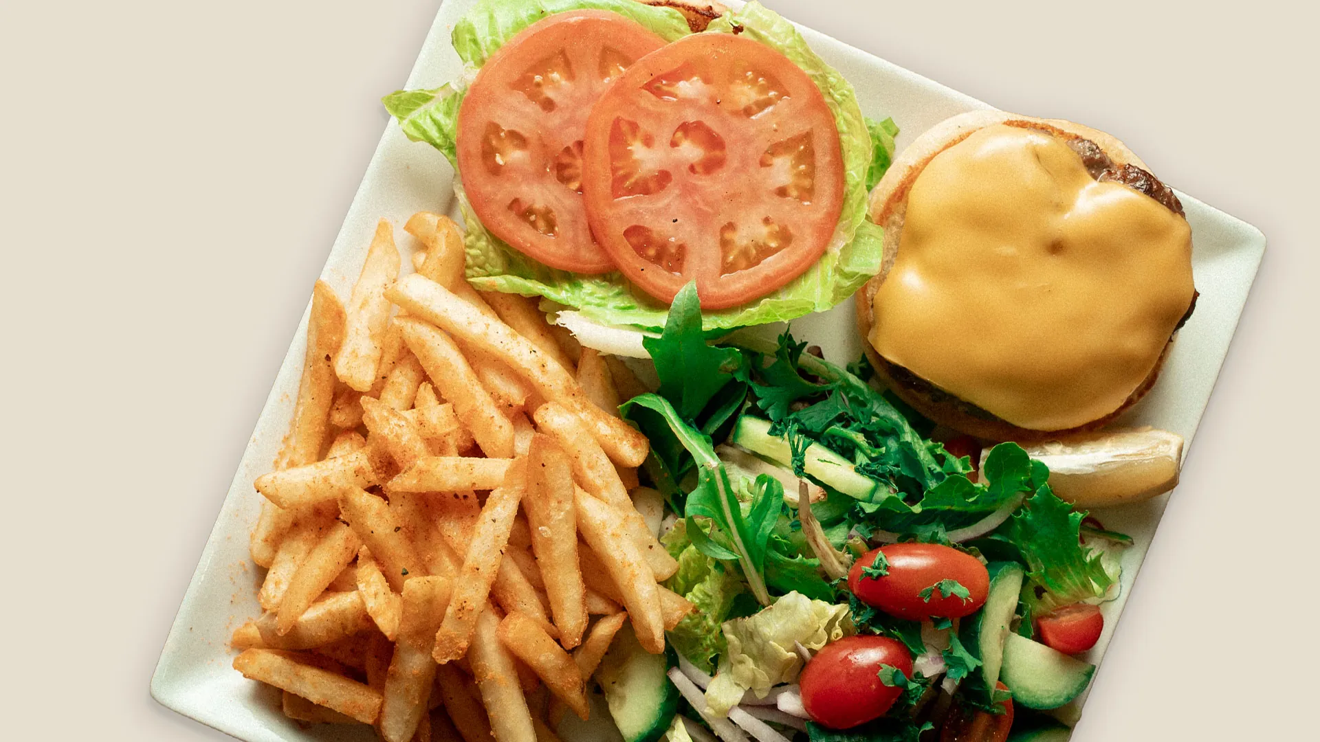 A plate from the Coco Frutti lunch menu